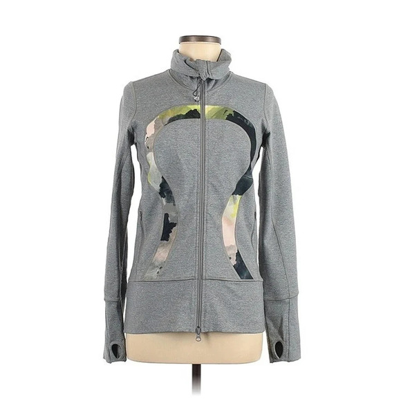 lululemon athletica Jackets & Blazers - Lululemon Athletica Women's Track Jacket Zip Up Long Sleeve Size 6  Pre-owned
